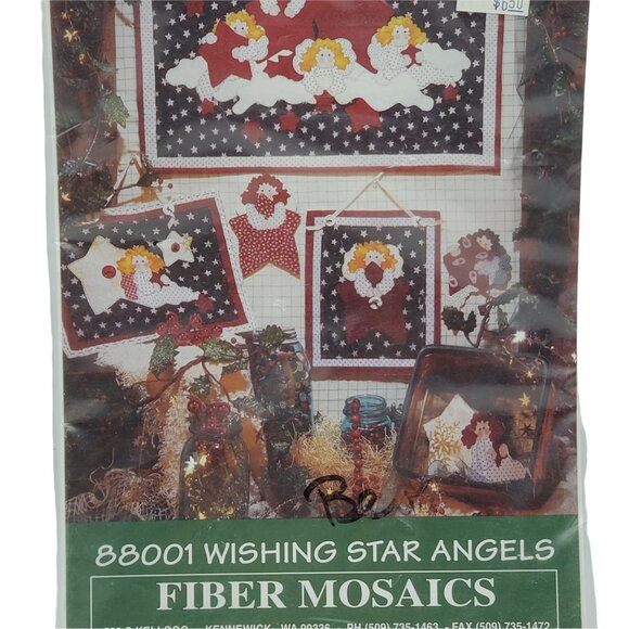 Christmas Angels Ornament Sampler Kit Sewing Pattern 88001 Wishing Star Angels - Picture 3 of 3